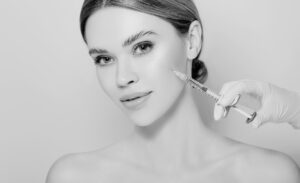 Anti-wrinkle treatment consultation at an aesthetic clinic in Newmarket for facial rejuvenation